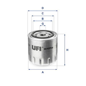 Olejový filtr UFI 23.127.02