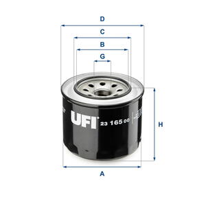 Olejový filtr UFI 23.165.00