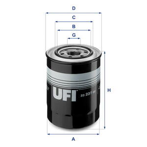 Olejový filtr UFI 23.237.00