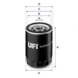 Olejový filtr UFI 23.242.00