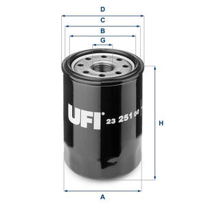 Olejový filtr UFI 23.251.00