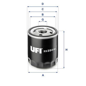 Olejový filtr UFI 23.254.00