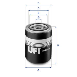 Olejový filtr UFI 23.256.00
