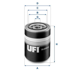Olejový filtr UFI 23.256.00