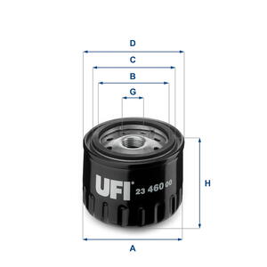 Olejový filtr UFI 23.460.00