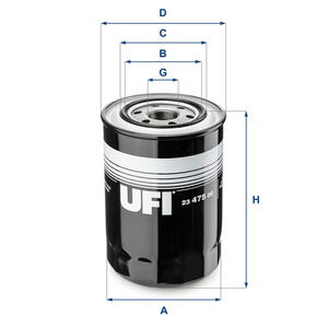 Olejový filtr UFI 23.475.00