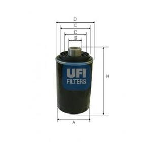Olejový filtr UFI 23.493.00