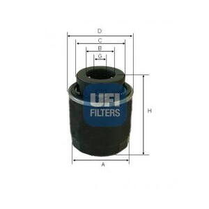 Olejový filtr UFI 23.494.00