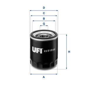 Olejový filtr UFI 23.519.00
