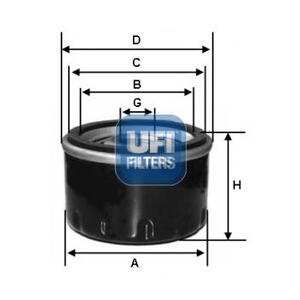 Olejový filtr UFI 23.583.00