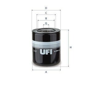 Olejový filtr UFI 23.591.00