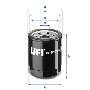 Olejový filtr UFI 23.617.00