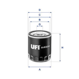 Olejový filtr UFI 23.632.00