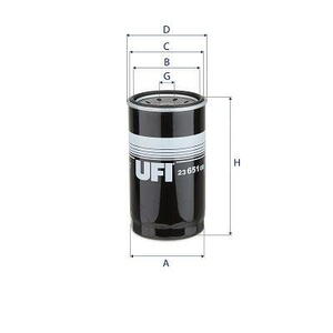 Olejový filtr UFI 23.651.00