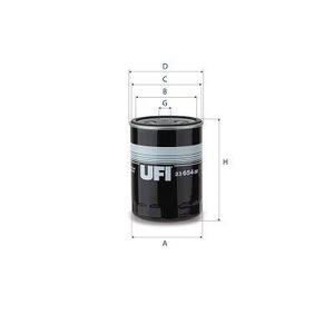 Olejový filtr UFI 23.654.00