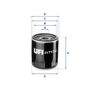 Olejový filtr UFI 23.717.00