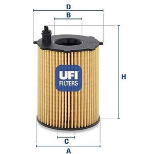 Olejový filtr UFI 25.037.00