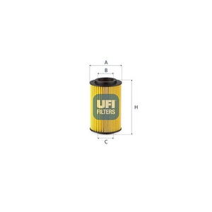 Olejový filtr UFI 25.054.00