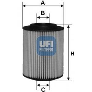 Olejový filtr UFI 25.075.00