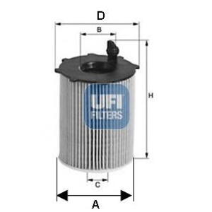 Olejový filtr UFI 25.142.00