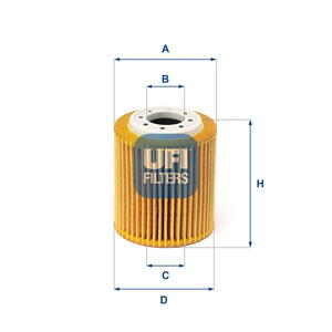Olejový filtr UFI 25.216.00