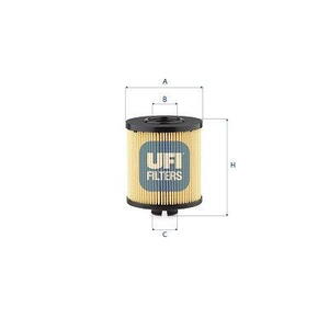 Olejový filtr UFI 25.283.00