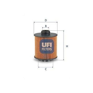 Olejový filtr UFI 25.288.00