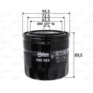 Olejový filtr VALEO 586069