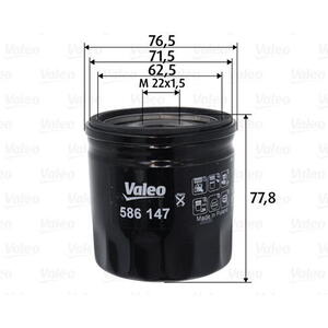 Olejový filtr VALEO 586147