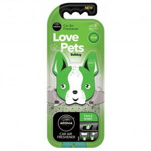 Osvěžovač AROMA CAR Dog, Vůně fancy green - vůně citrusů COMPASS amS37418