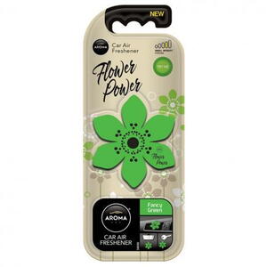 Osvěžovač AROMA CAR Flower, Vůně fancy green - vůně citrusů COMPASS amS37412