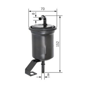 Palivový filtr BOSCH F 026 403 756