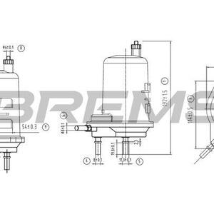 Palivový filtr BREMSI FE0060