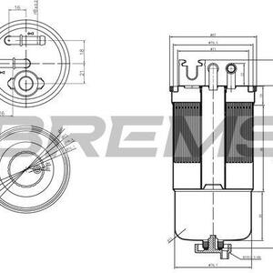 Palivový filtr BREMSI FE0159