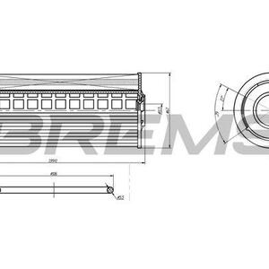 Palivový filtr BREMSI FE0365
