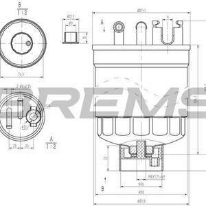 Palivový filtr BREMSI FE0371