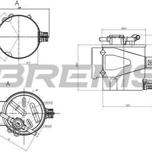 Palivový filtr BREMSI FE0388