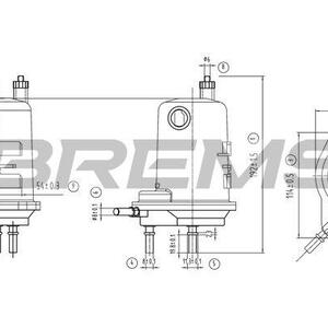 Palivový filtr BREMSI FE0786