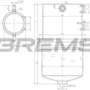Palivový filtr BREMSI FE0788
