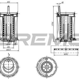 Palivový filtr BREMSI FE0806