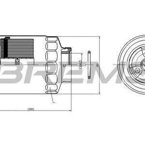 Palivový filtr BREMSI FE0823