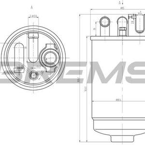 Palivový filtr BREMSI FE0829