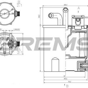 Palivový filtr BREMSI FE0833