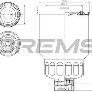 Palivový filtr BREMSI FE0838