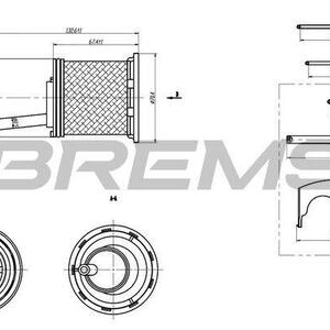 Palivový filtr BREMSI FE2439