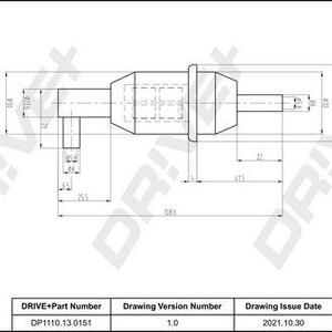 Palivový filtr DRIVE DP1110.13.0151