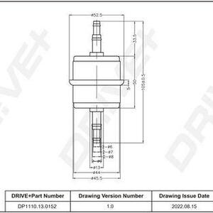 Palivový filtr DRIVE DP1110.13.0152