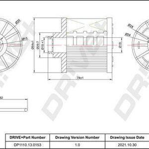 Palivový filtr DRIVE DP1110.13.0153