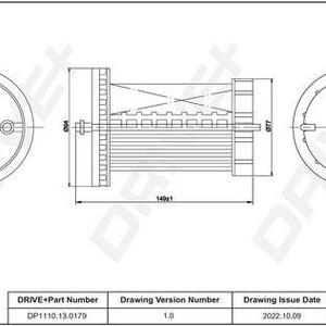 Palivový filtr DRIVE DP1110.13.0179