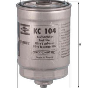 Palivový filtr KNECHT KC 104